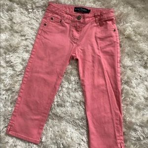 Mini Boden Bubblegum Pink Crops